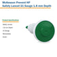 McKesson Prevent® HP Push Button Safety Lancet, 21 Guage 16-PBHPSL21G1.8X