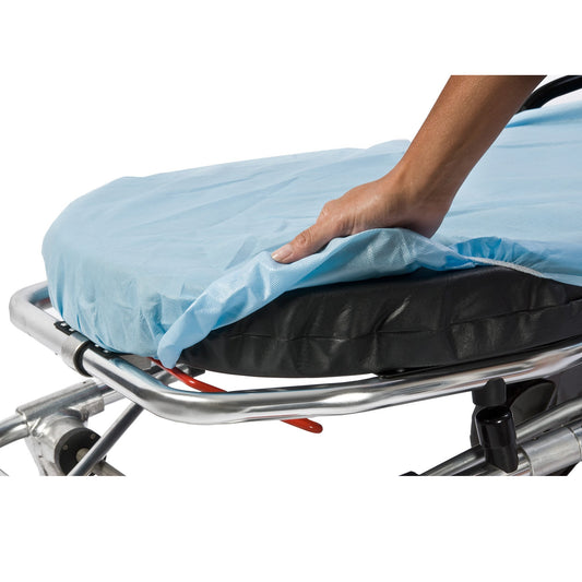 PocketFit® Blue Fitted Stretcher Sheet, 30 x 72 Inch 65233
