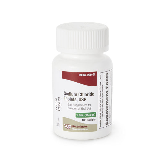 Westminster Pharmaceuticals Westminster Pharmaceuticals Sodium Chloride Supplement 69367022001, BT