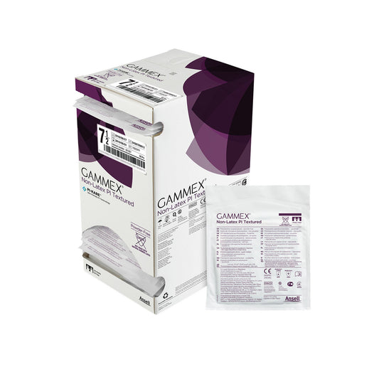 Gammex® Non-Latex PI Textured Polyisoprene Surgical Glove, Size 7.5, White 20688275