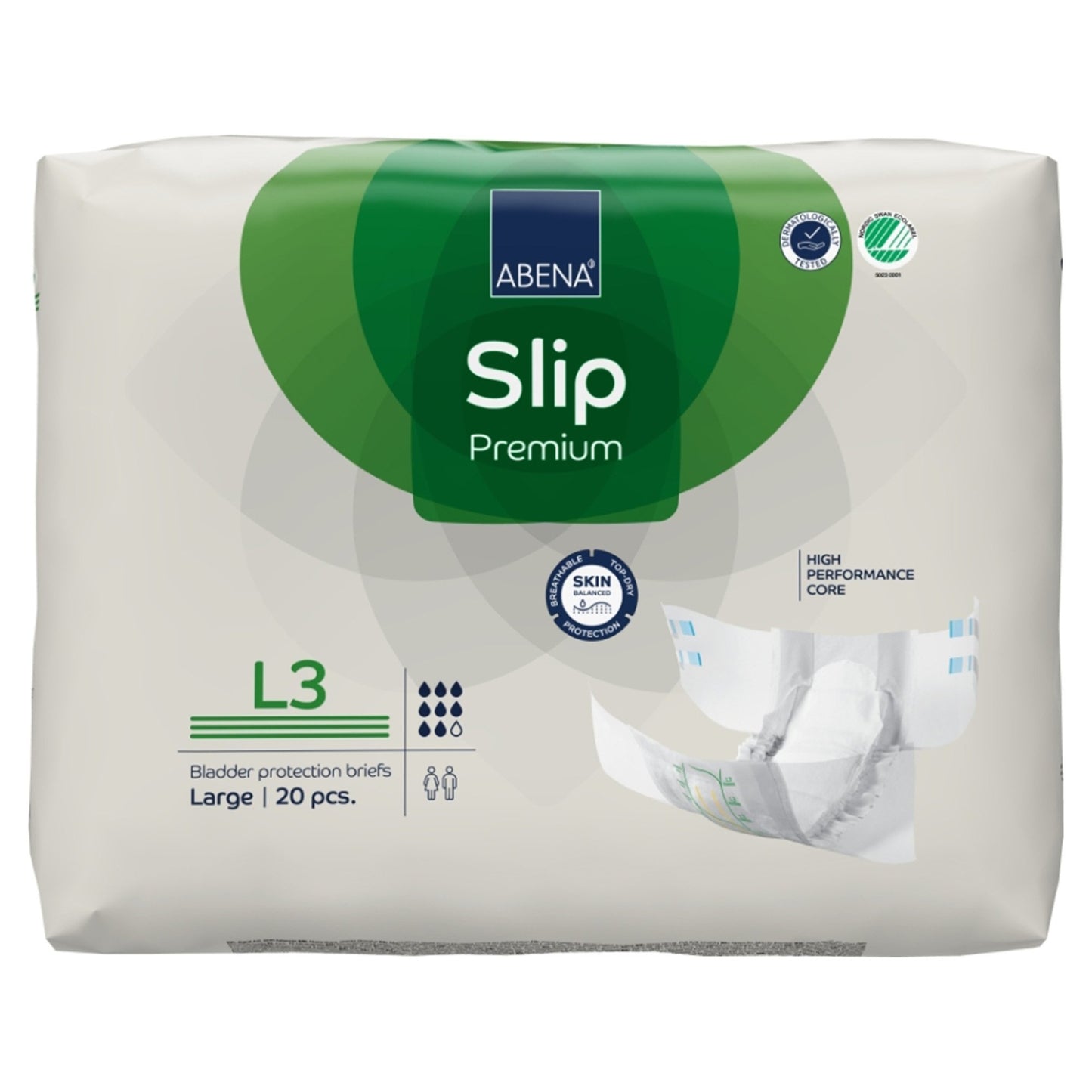 Abena® Slip Premium L3 Incontinence Brief, Large 1000021291