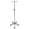IV Stand Floor Stand 2 Hooks 4 Legs with Casters 16-11300