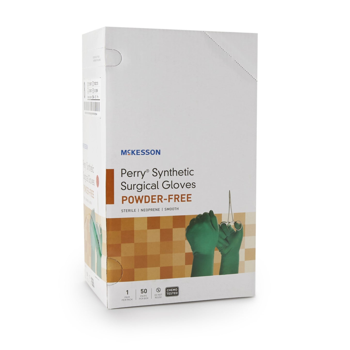 McKesson Perry® Performance Plus Polychloroprene Surgical Glove, Size 8, Green 20-2580N