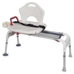 drive™ Bath Transfer Bench Fixed Handle 21 to 25 Inch Seat Height 300 lbs. Weight Capacity - RTL12075