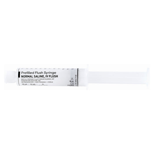 Med Stream® Sodium Chloride, Preservative Free 0.9% IV Solution 10 mL Fill in 12 mL - 191-MIS-1130