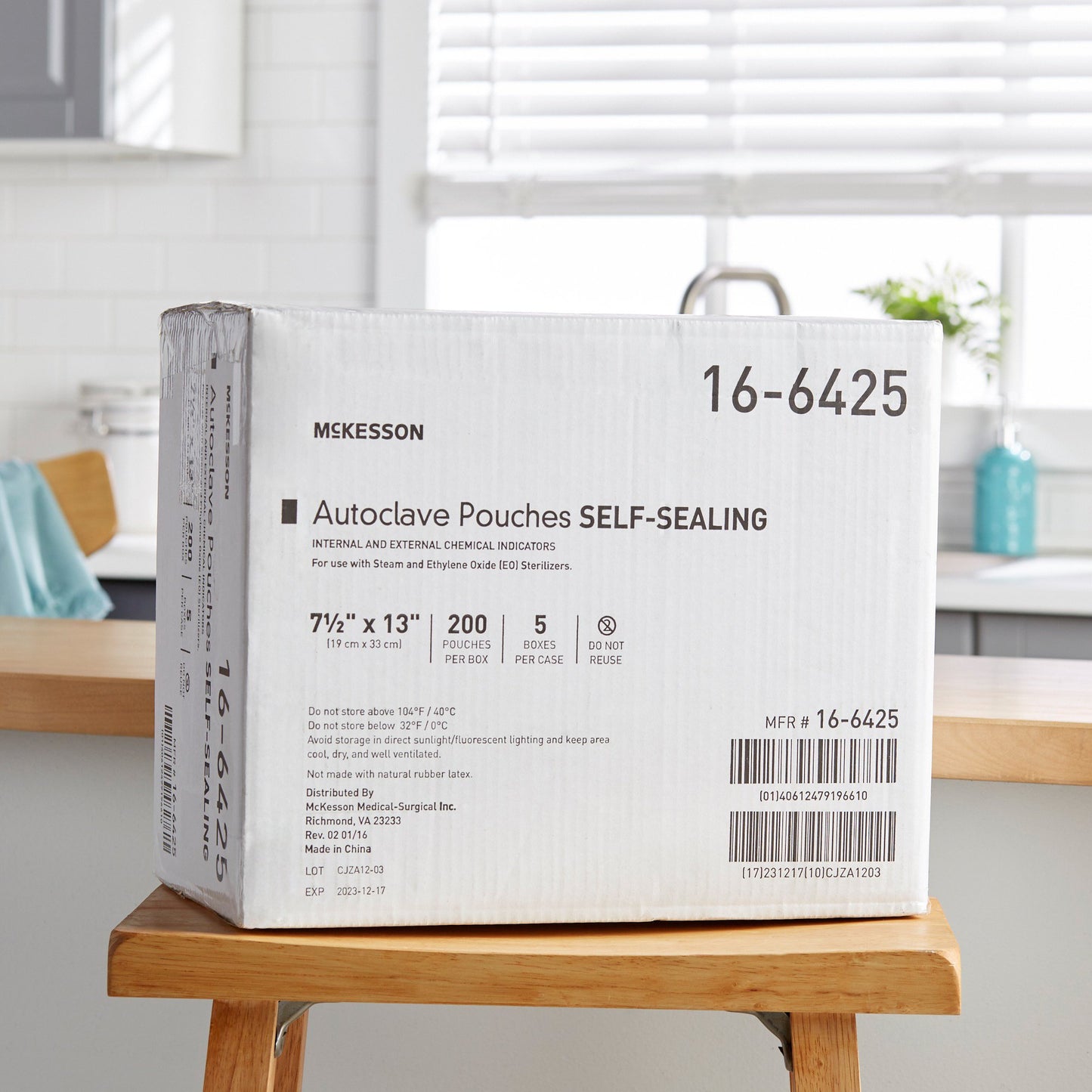 McKesson Sterilization Pouch, 7½ x 13 Inch 16-6425