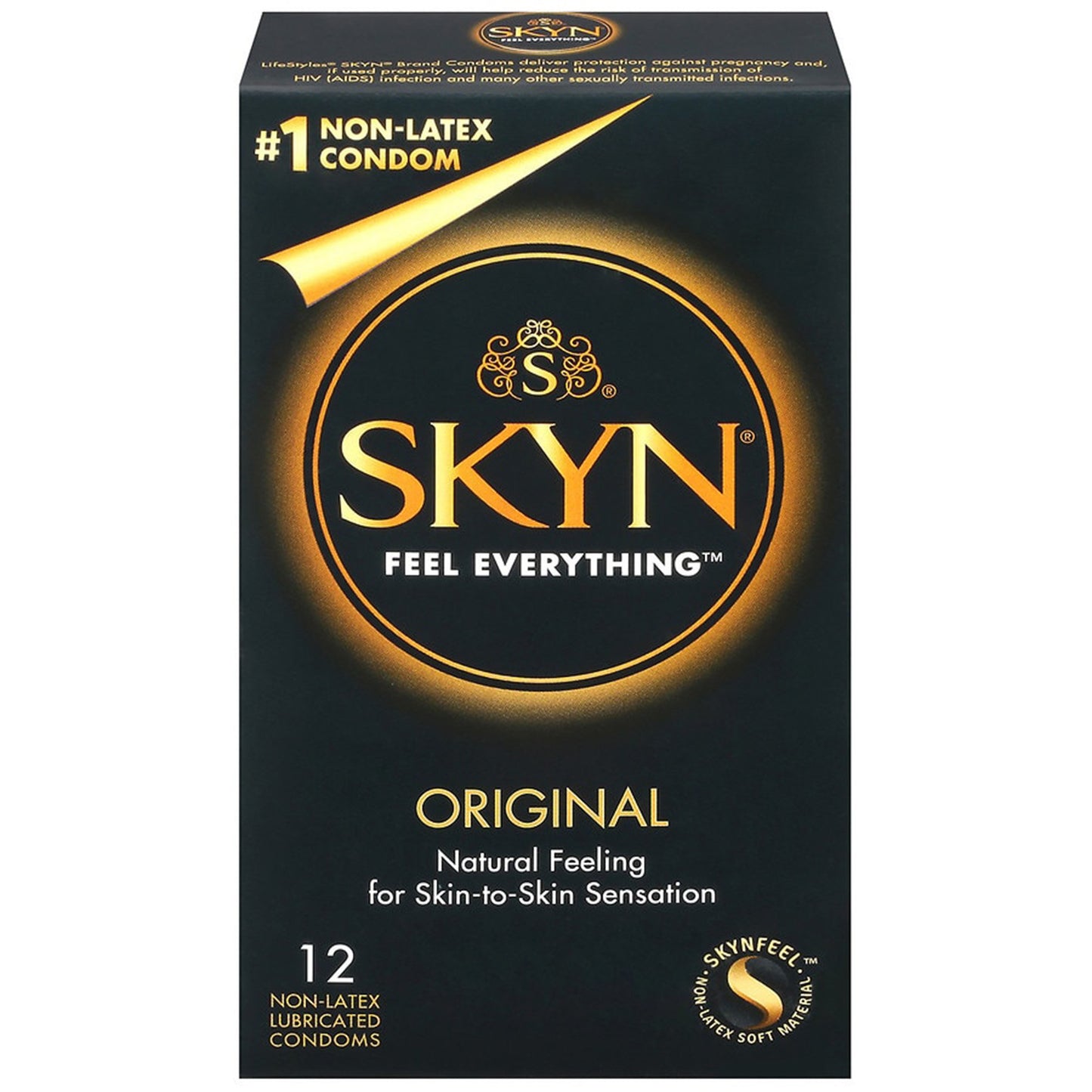 Lifestyles® Skyn® Lubricated Polyisoprene Condom 07090727312