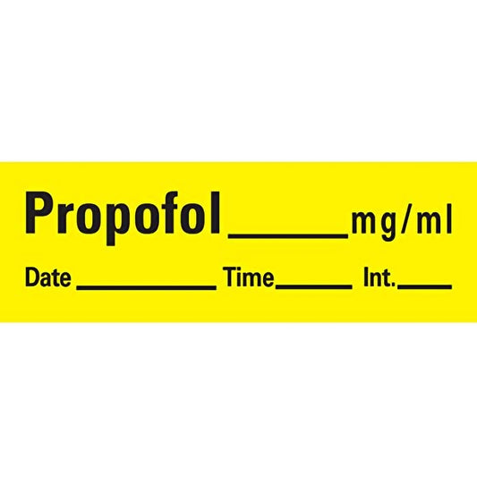 Barkley® Drug Label, Propofol_mg/mL Date_Time_Int_ AN-27