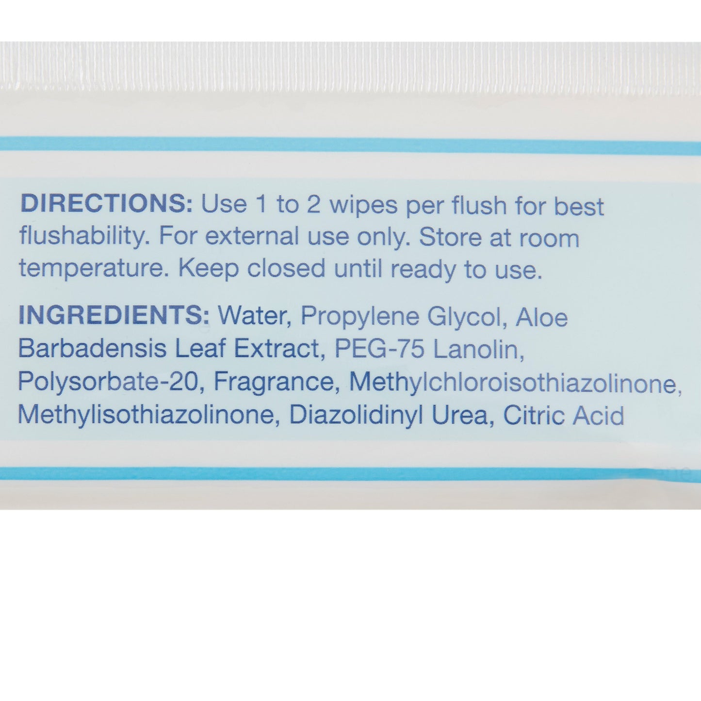 Dynarex Flush Away Personal Wipes, Adult, Soft Pack, Aloe/Lanolin 1322