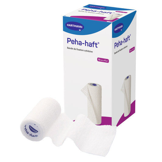 Absorbent Cohesive Bandage Peha-haft® 4 Inch X 4-1/2 Yard Self-Adherent Closure White NonSterile Standard Compression - 932444