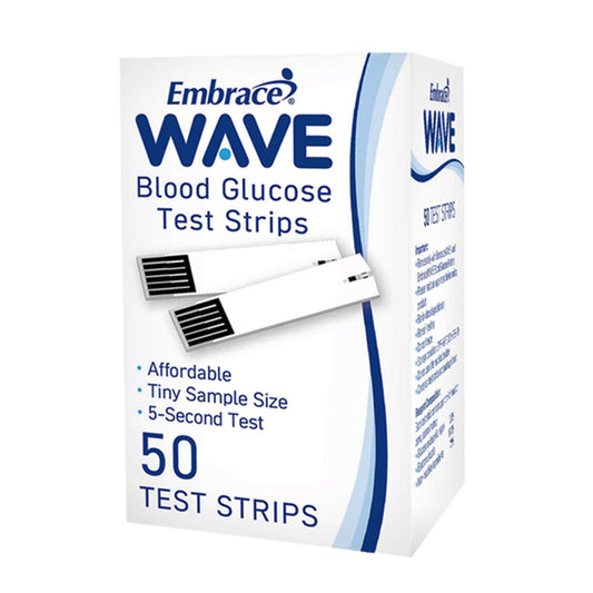 EmbraceWave+ Blood Glucose Test Strips APX04AB0404
