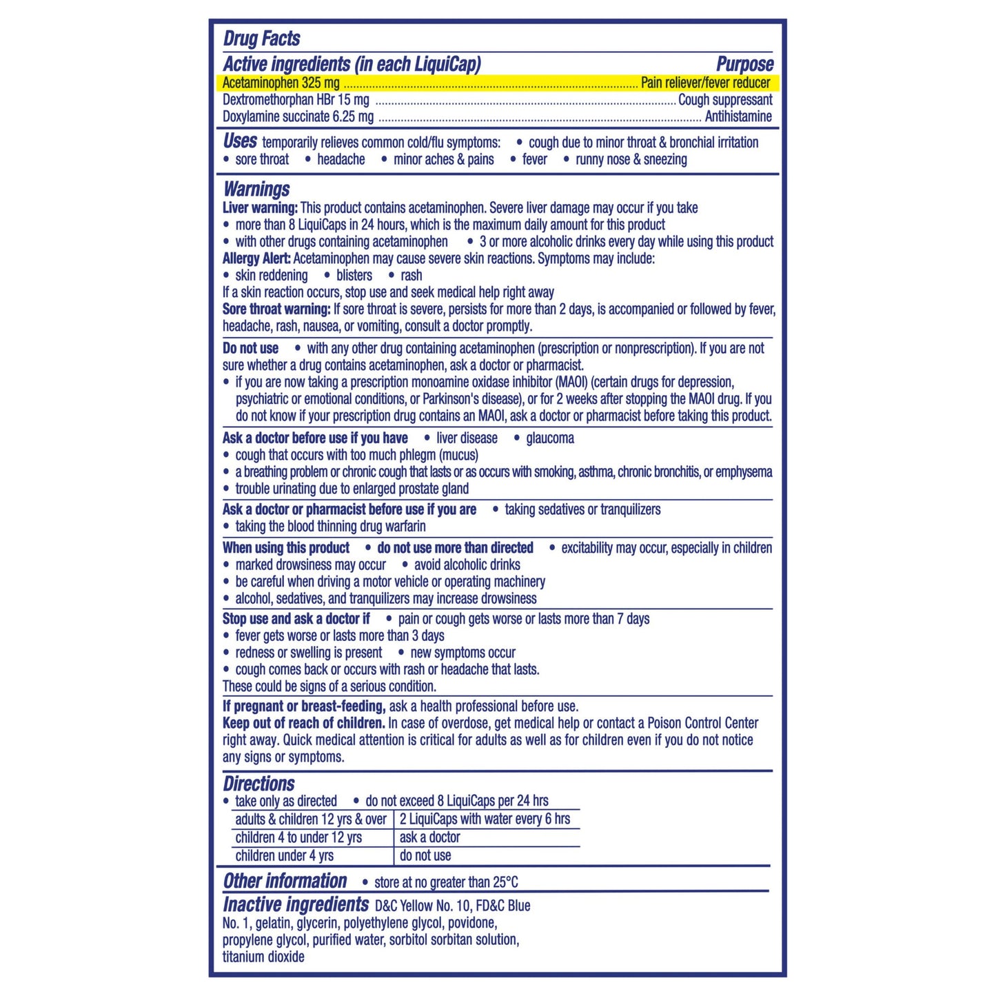 Vicks NyQuil Cold & Flu LiquiCaps 37000055716