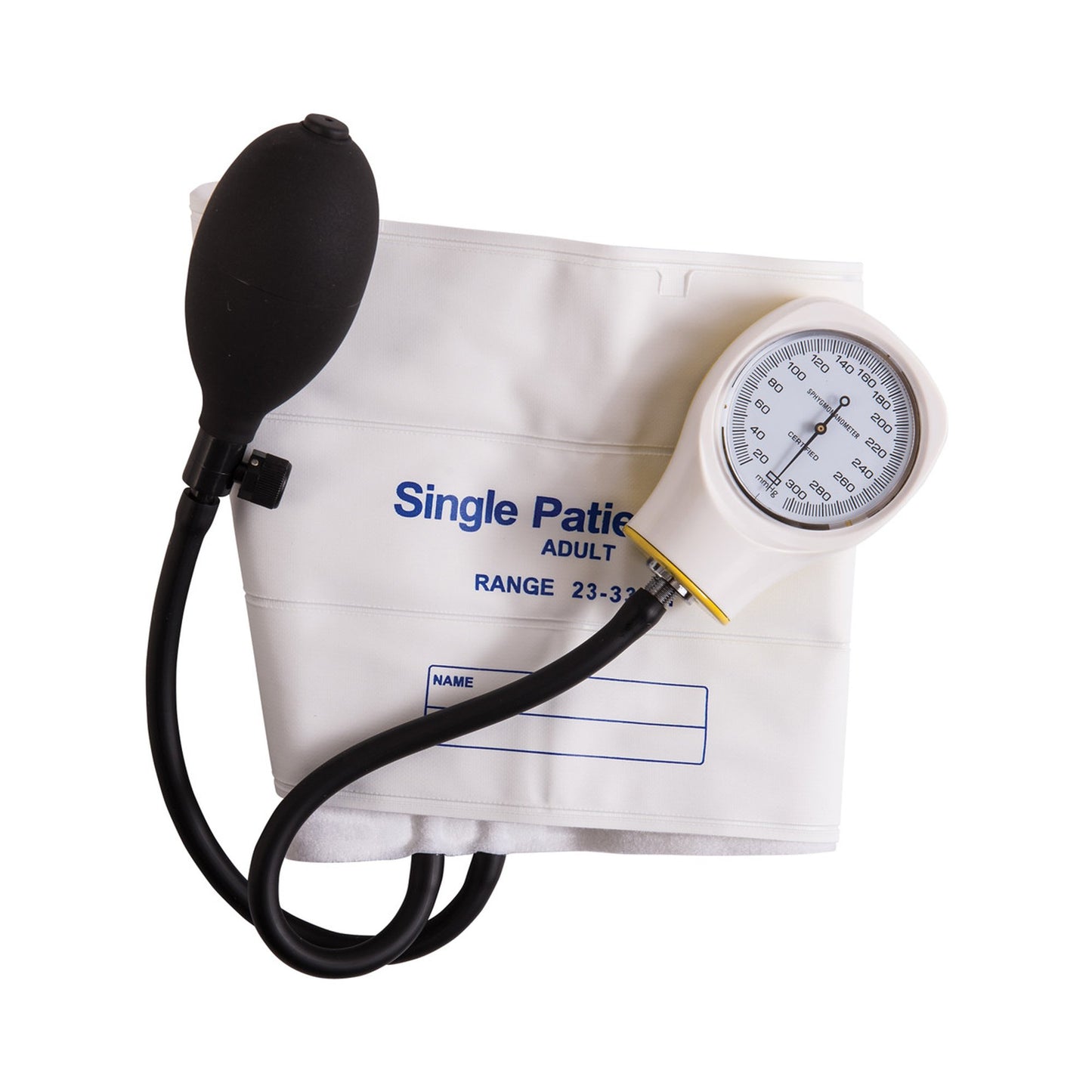Mabis Healthcare Mabis Aneroid Sphygmomanometer, Large, White 06-148-196, Box of 5