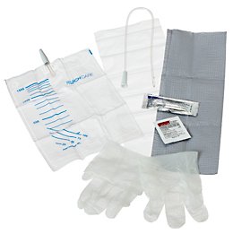 Intermittent Catheter Tray Easy Cath™ Straight Tip 14 Fr. Without Balloon PVC - ECK140