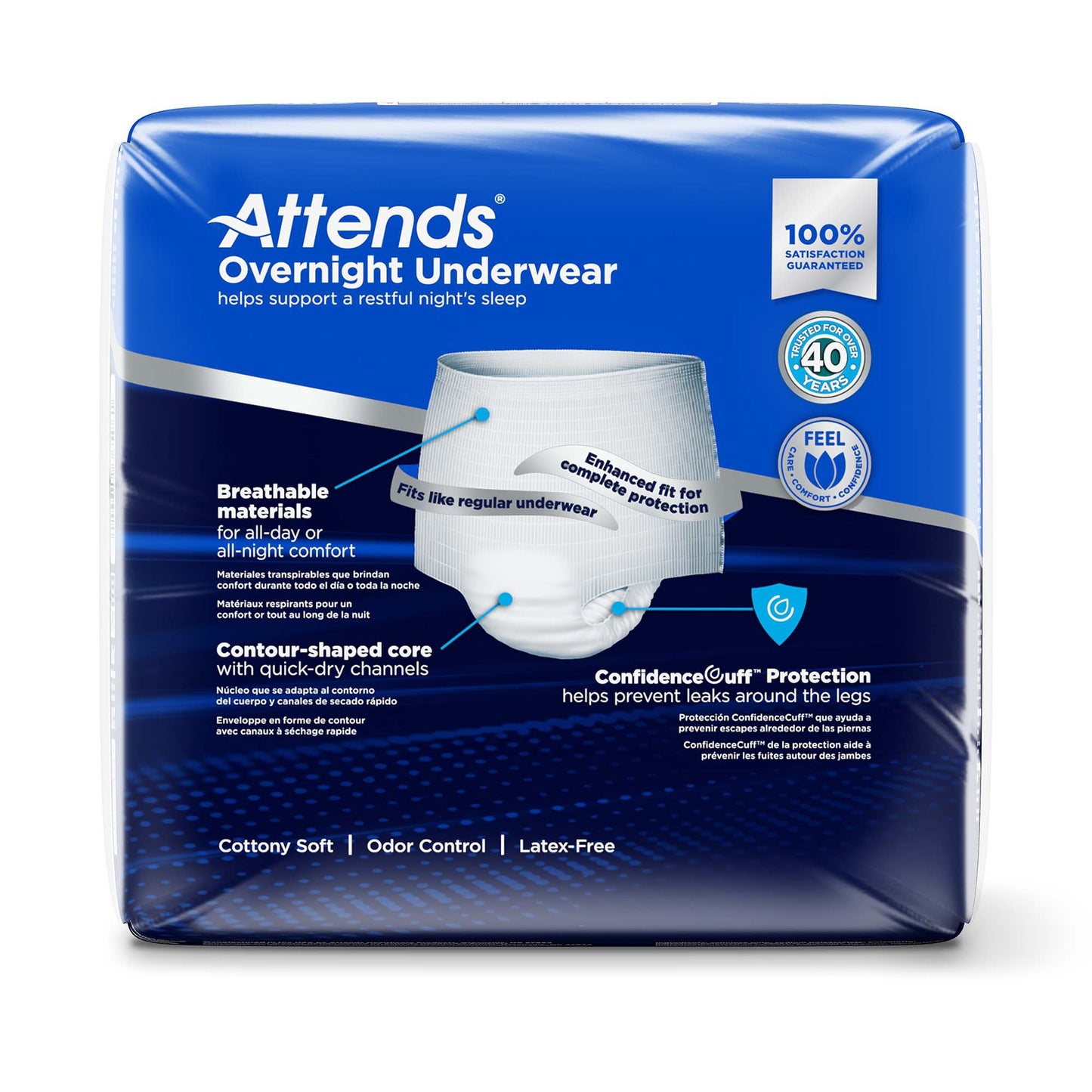 Attends® Overnight Underwear with Extended Wear Protection, X-Large APPNT40