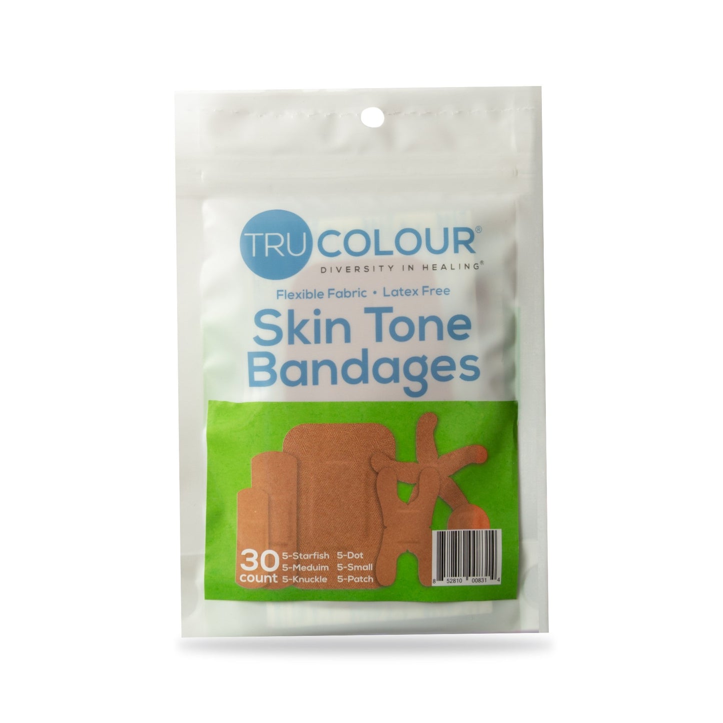 TruColour® Olive Adhesive Strips, Assorted Shapes and Sizes TCB-GASD