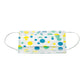 McKesson Pediatric Procedure Mask, Blue and Yellow Polka Dot 16-1000