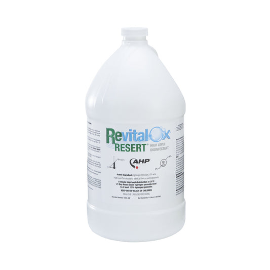Hydrogen Peroxide High-Level Disinfectant Revital-Ox® RESERT® RTU Liquid 4 Liter Container Reusable - 4455AW