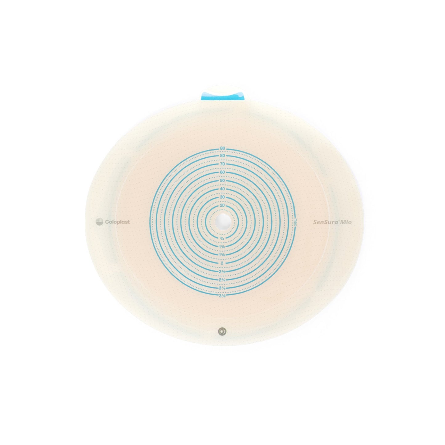 Ostomy Barrier SenSura® Mio Flex Trim to Fit, Standard Wear Elastic Adhesive 3/8 to 3-1/2 Inch 18390