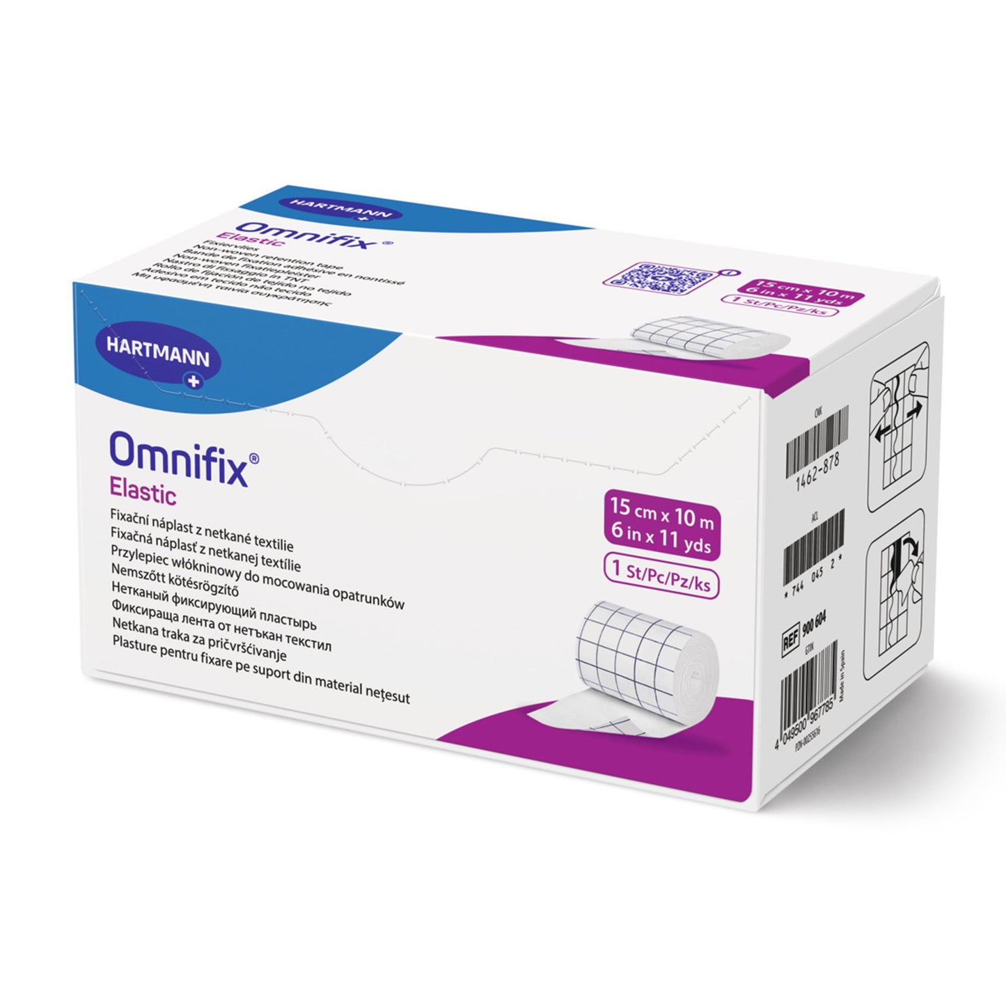 Omnifix® Nonwoven Dressing Retention Tape, 6 Inch x 10 Yard, White 900604