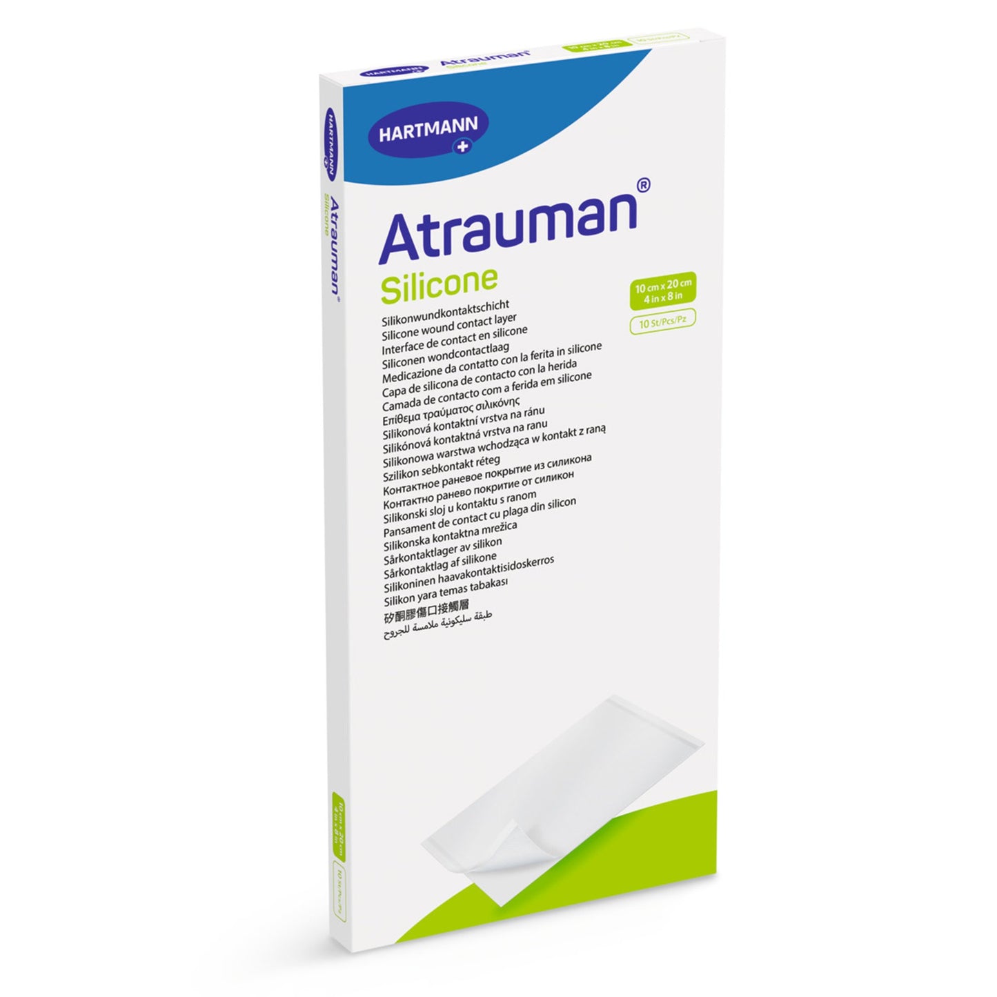 Atrauman® Silicone Sterile Wound Contact Layer Dressing, 4 x 8 Inch 499564