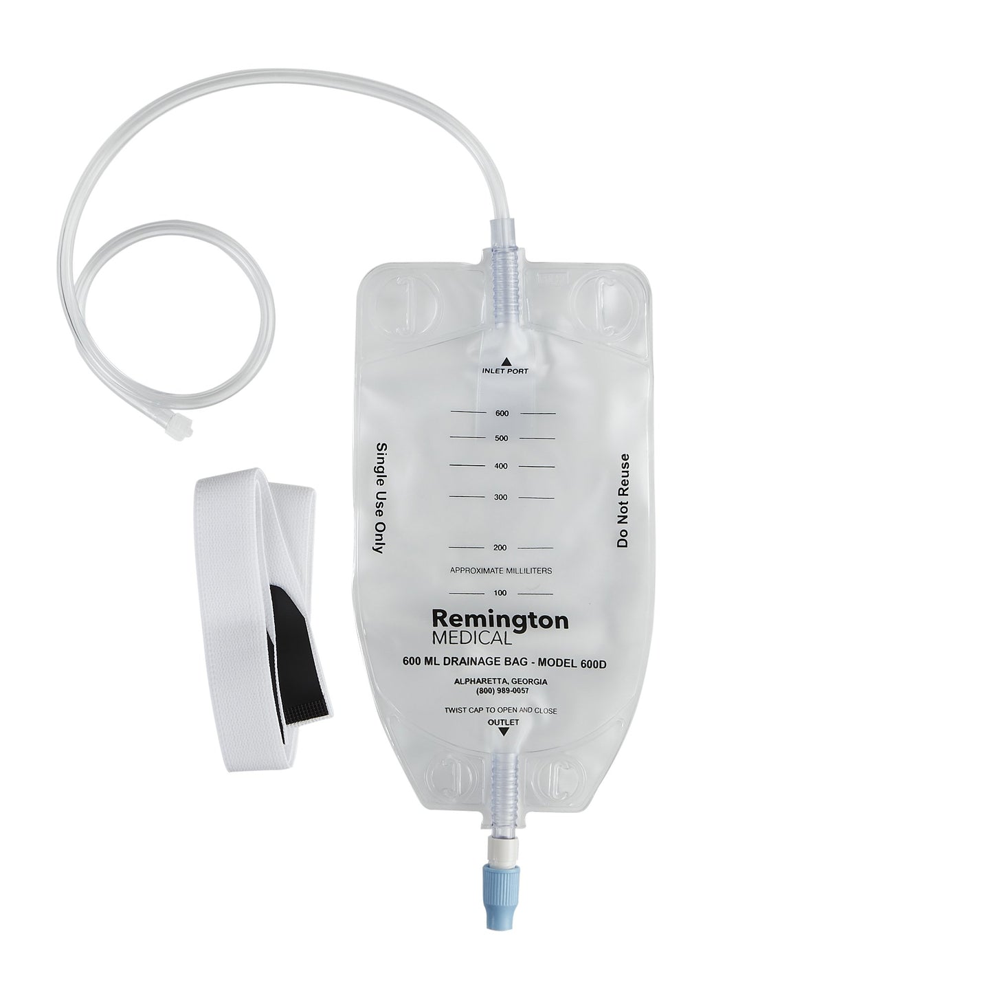 Nephrostomy Drainage Bag Remington - 600-D