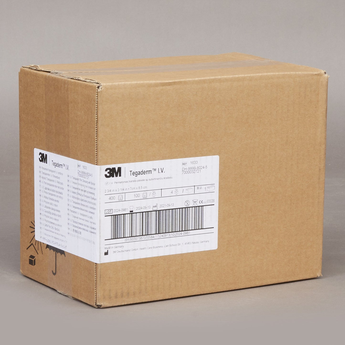 3M™ Tegaderm™ IV Dressing, 8.5 x 7 cm 1633