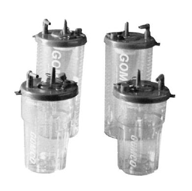 Suction Collection Bottle Kit Gomco® 1100 mL Snap-On Lid - 01-90-3696