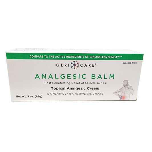 Geri-Care Analgesic Balm Topical Analgesic Cream, 3-ounce tube 57896011603