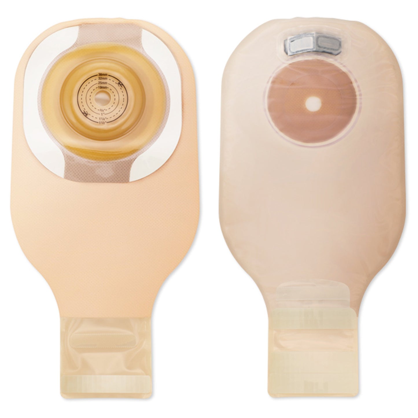 Ostomy Pouch Premier™ Flextend™ One-Piece System 12 Inch Length Soft Convex, Trim to Fit 1/2 to 1-1/2 Inch Stoma Drainable - 8678