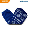 Slipper Socks McKesson Unisex Adult Bariatric / X-Wide Double Tread Single Patient Use Royal Blue 16-BXW-1099-D