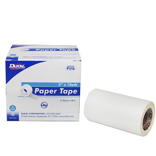 Medical Tape Dukal™ White 3 Inch X 10 Yard Paper NonSterile - P310