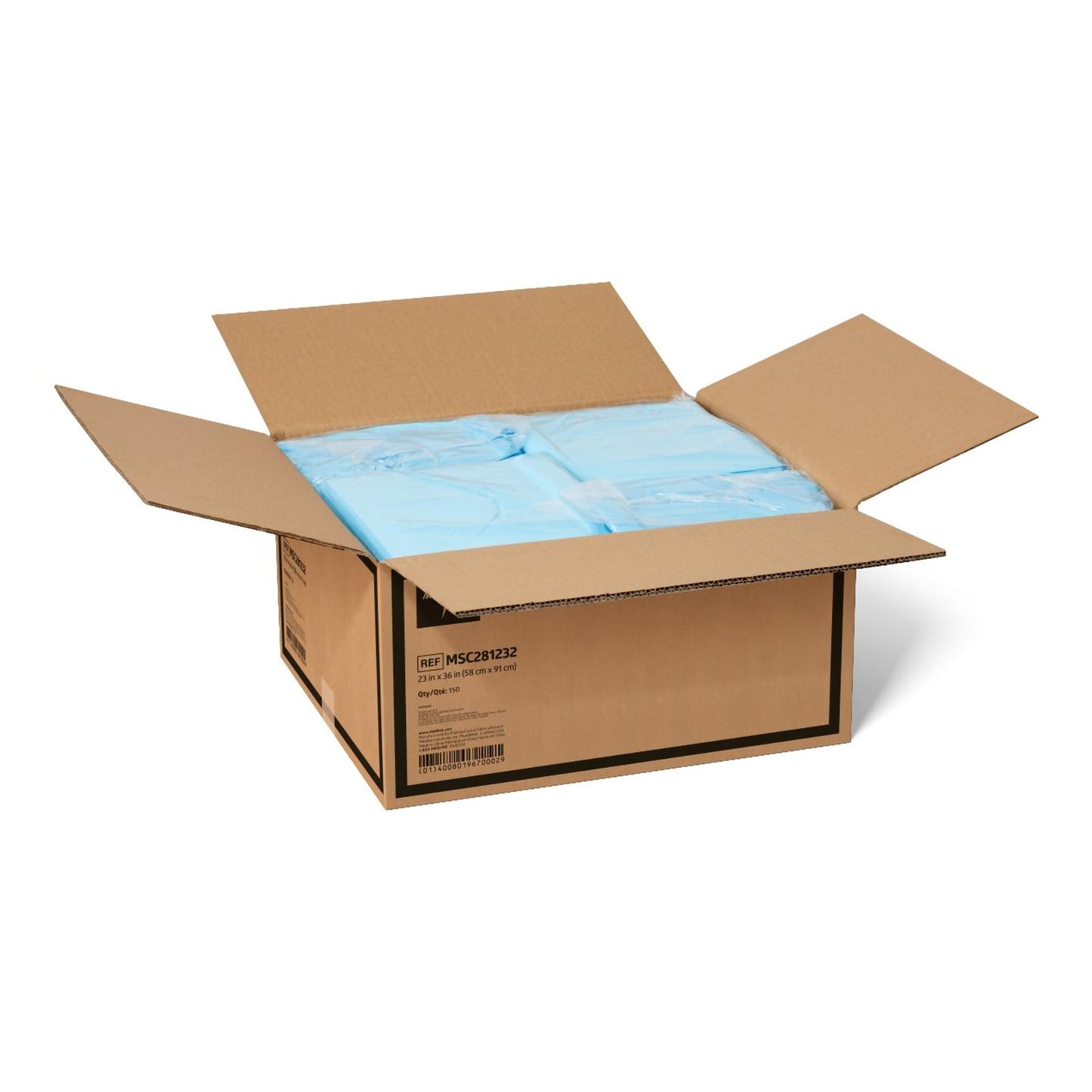 Disposable Underpad Protection Plus® 23 X 36 Inch Fluff / Polymer Light Absorbency MSC281232