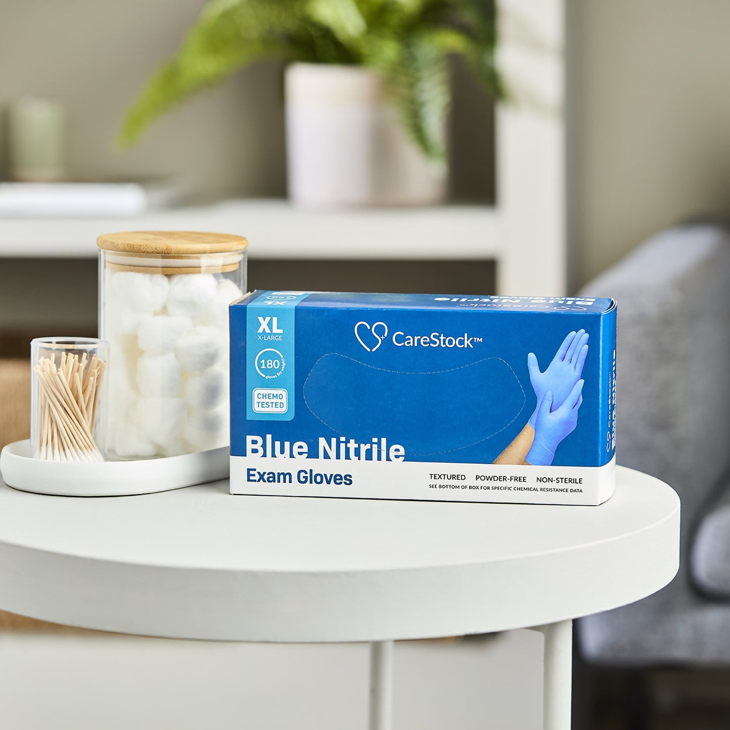 CareStock™ Nitrile Exam Glove, Extra Large, Blue CS2718