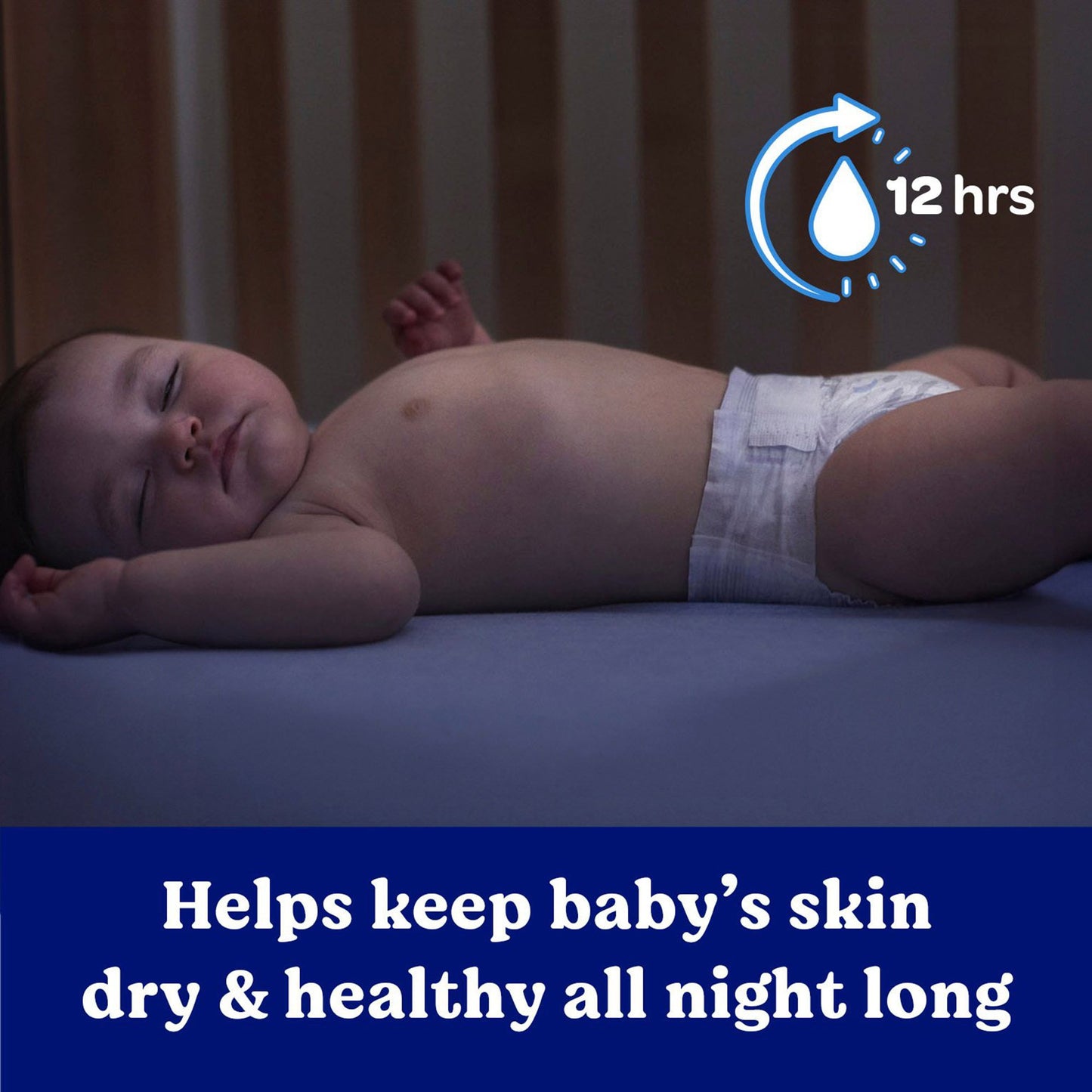 Unisex Baby Diaper Huggies® Overnites Size 7 Disposable Heavy Absorbency 54918