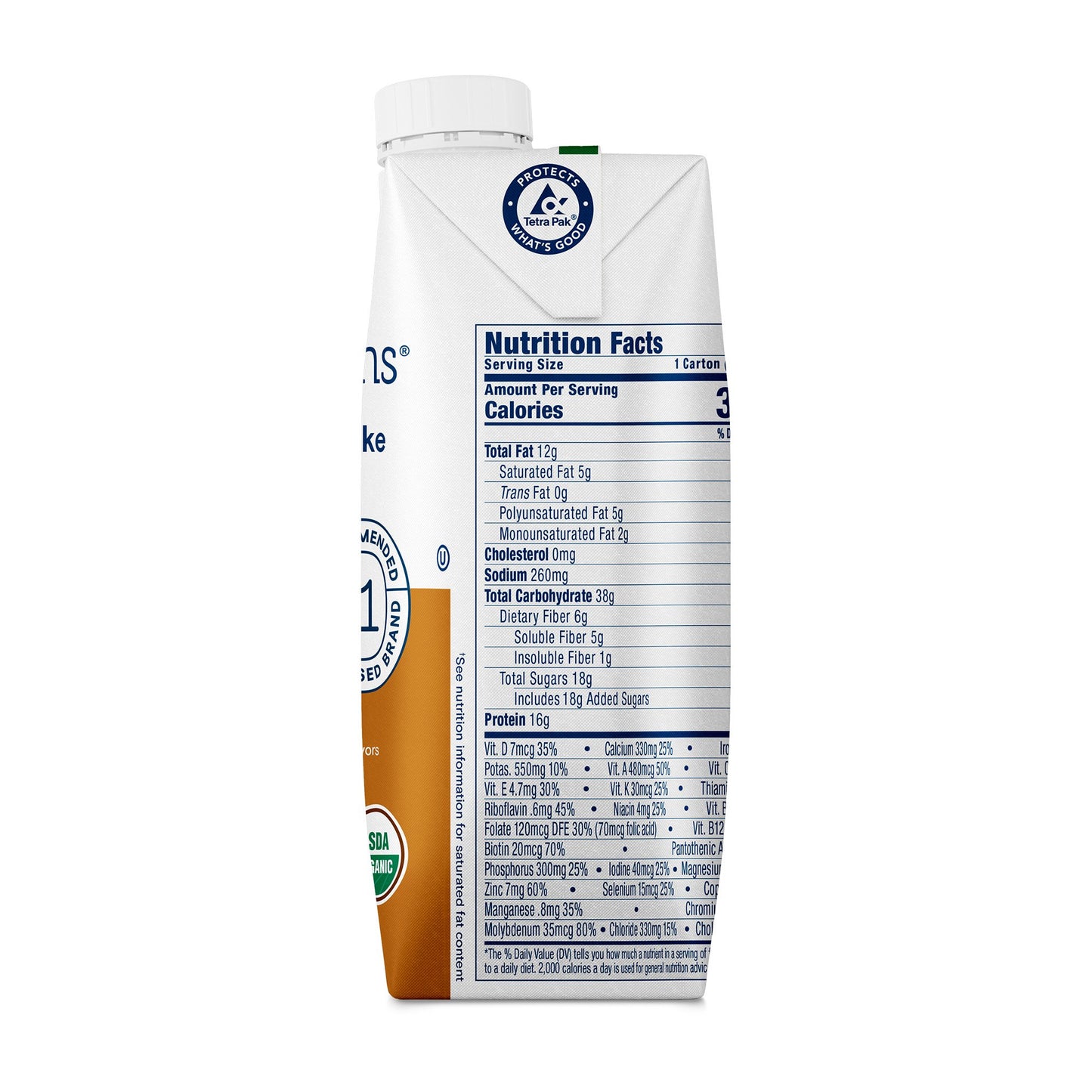 Kate Farms® Nutrition Shake, Coffee Flavor, 11-ounce carton 811112030638