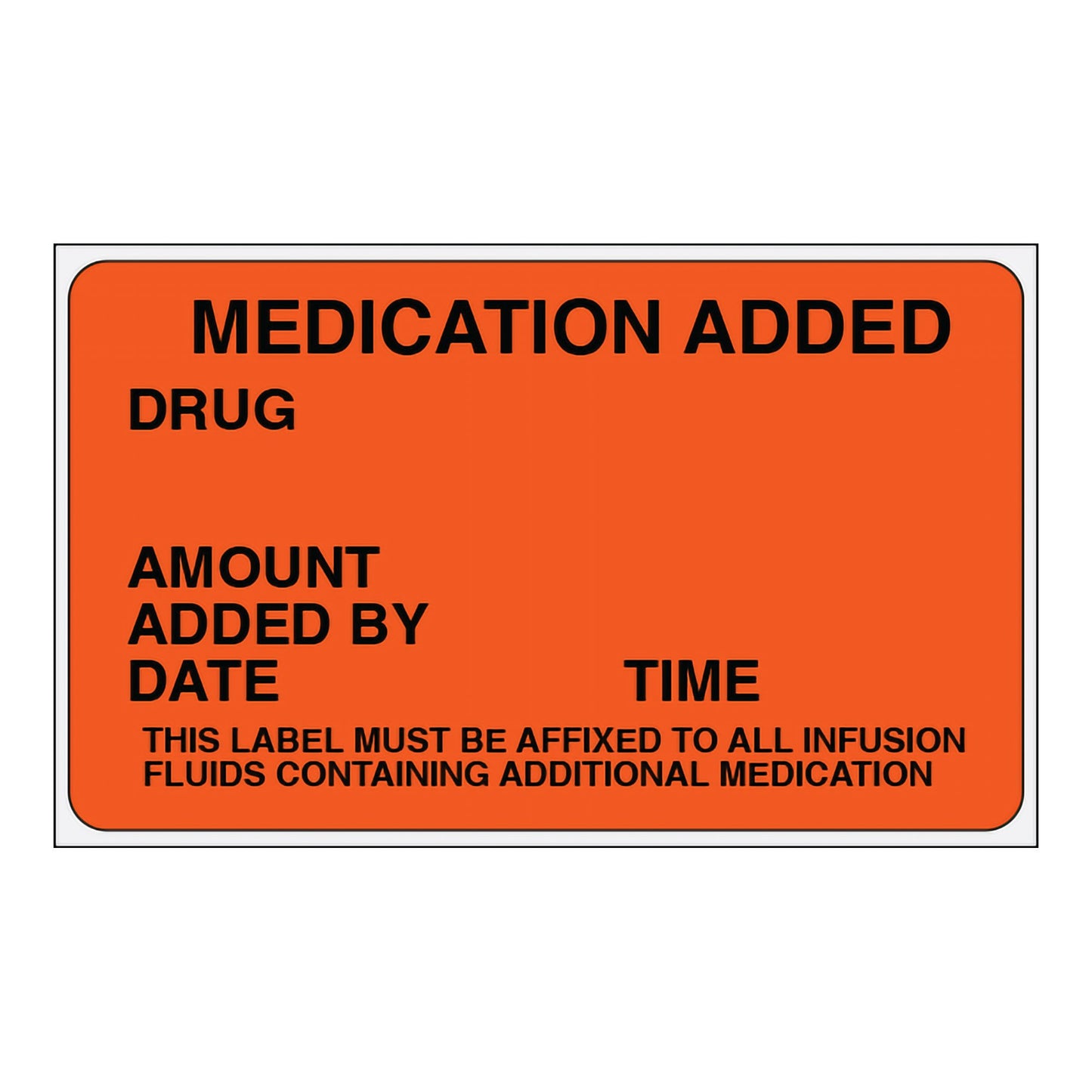 Shamrock Scientific Shamrock Anesthesia Pre-Printed Label, 1-1/2 x 2-1/2 Inch SN-2001, RL