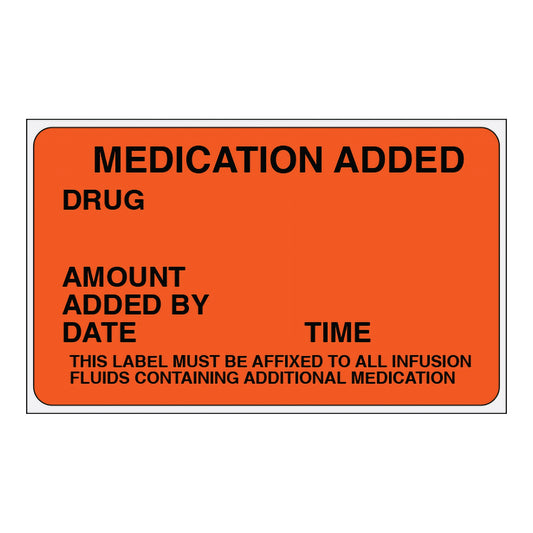 Shamrock Scientific Shamrock Anesthesia Pre-Printed Label, 1-1/2 x 2-1/2 Inch SN-2001, RL