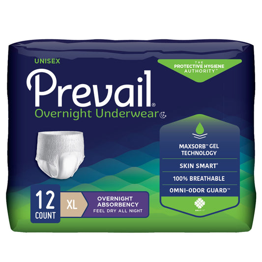 Prevail® Overnight Absorbent Underwear, Extra Large PVX-514
