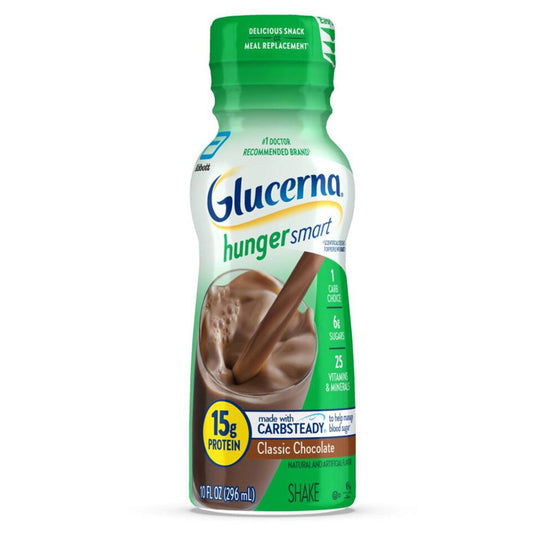 Oral Supplement Glucerna® Hunger Smart Shake Rich Chocolate Flavor Liquid 10 oz. Bottle - 68604