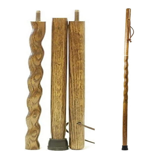 Walking Stick Brazos™ Twisted Traveler's Stick Wood 55 Inch Height Tan Oak - 602-3000-1326