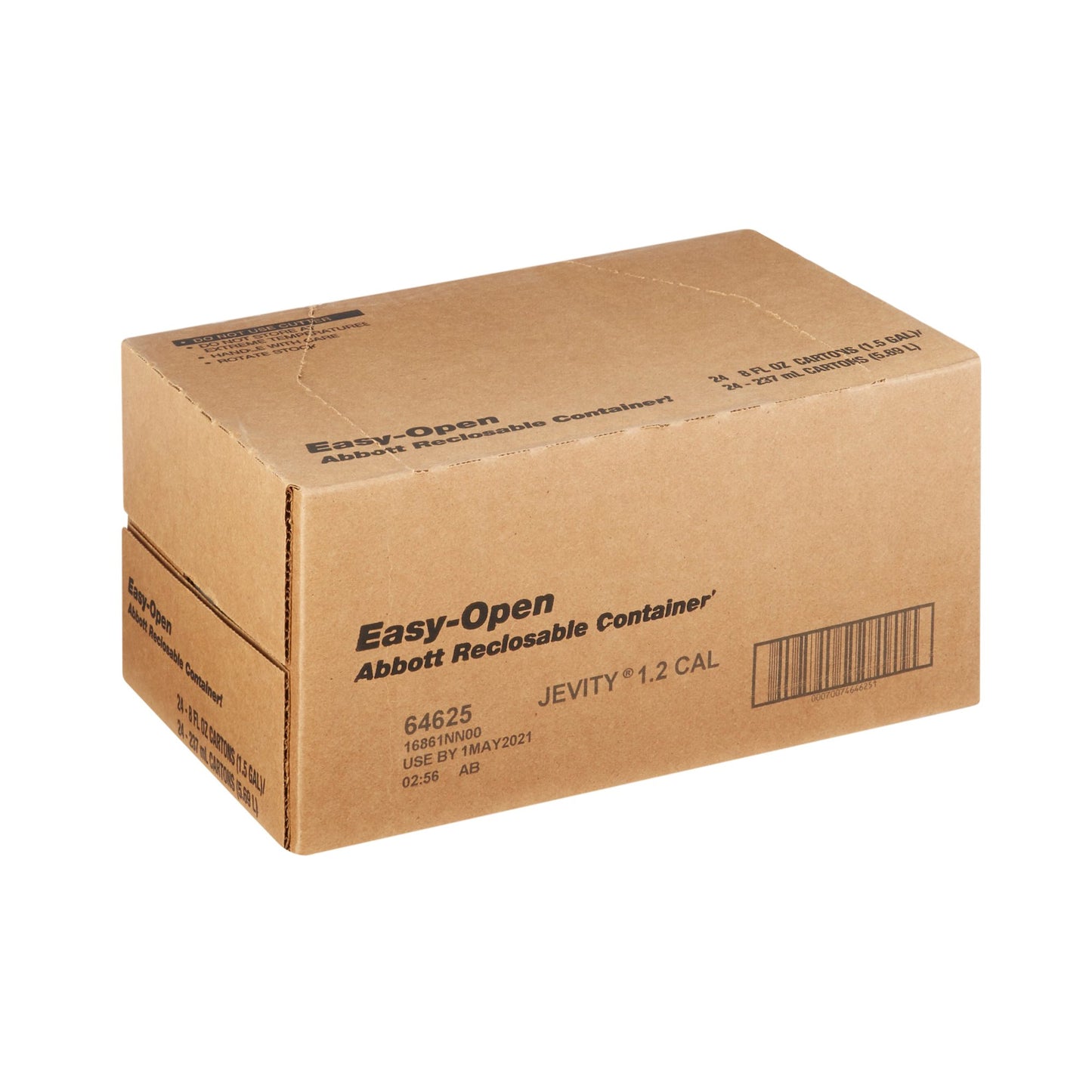 Jevity 1.2 with Fiber® Complete, Balanced Nutrition, 8-ounce carton 64625