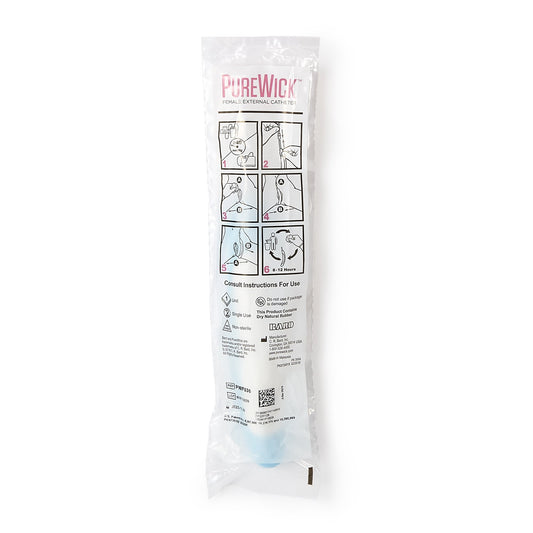 Female External Catheter for Vacuum Suction PureWick™ Latex One Size Fits Most - PWF030