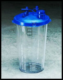 Rigid Suction Canister Medi-Vac® Guardian™ 2000 mL Sealing Lid - 65651-220