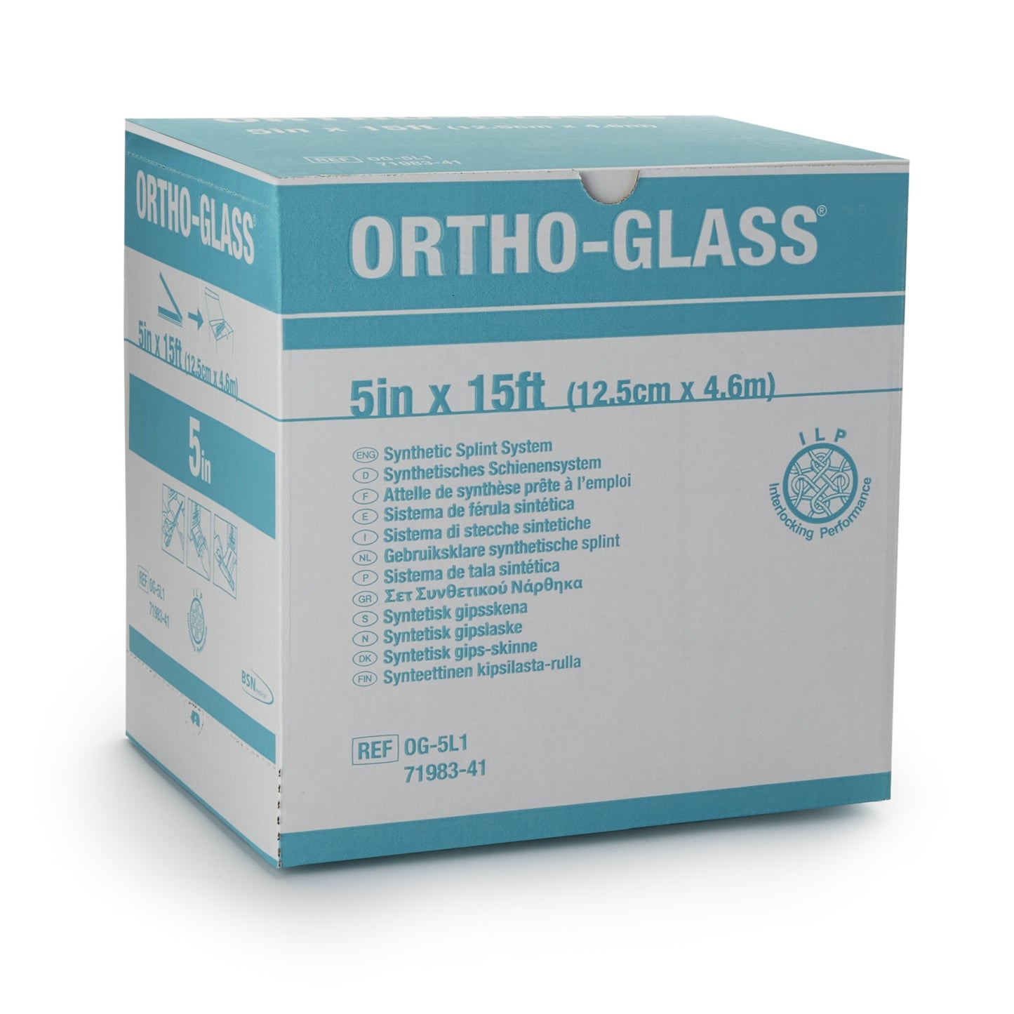 Ortho-Glass® Splint Roll, White, 5 Inch x 5 Yard OG-5L2