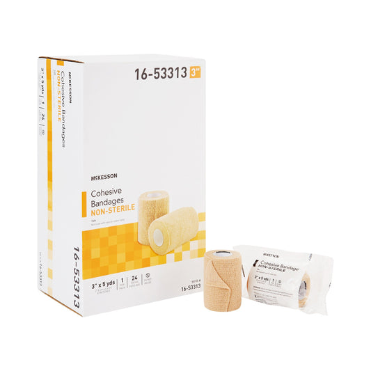 McKesson Brand McKesson Self-adherent Closure Cohesive Bandage, 3 Inch x 5 Yard 16-53313, 1 Each