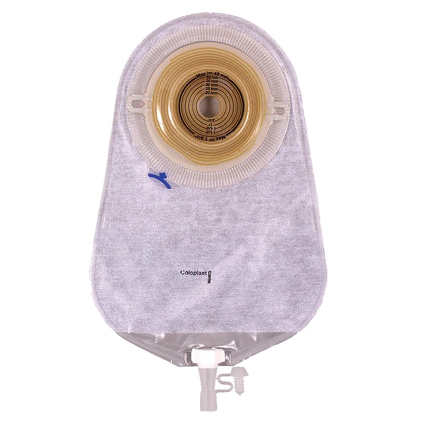 Assura® Deep Convex 1-Piece Transparent Urostomy Pouch, 22mm Stoma 12993