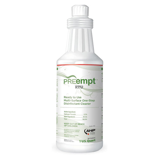 Surface Disinfectant Cleaner PREempt® RTU Peroxide Based Manual Pour Liquid 32 oz. Bottle Scented NonSterile - 21101