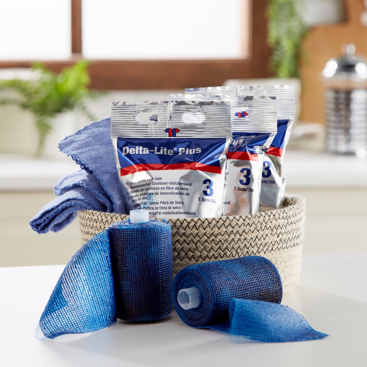 Delta-Lite® Plus Dark Blue Cast Tape, 3 Inch x 4 Yard 7345821