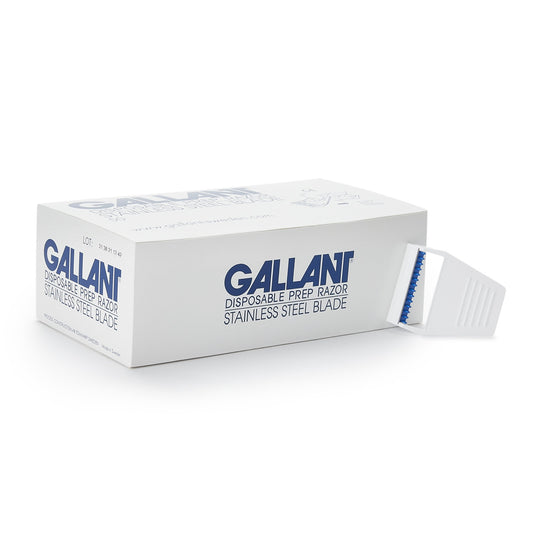 Surgical Prep Razor Gallant® Single Edge Single Blade NonSterile Disposable - D845